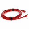 Add-On 7FT RJ-45 MALE TO RJ-45 MALE CAT6A STRAIGHT BOOTED, SNAGLESS RED COPPE ADD-7FCAT6A-RD-TAA